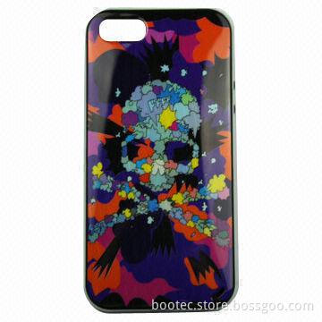 Soft-touch Mobile Phone Case for iPhone 5, Made of TPU, Apply IMD/IML